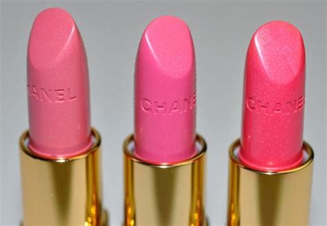 chanel pink lipstick shades.